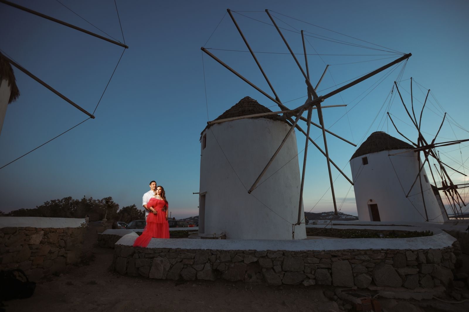 Mani & Mojgan at Santorini,Greece