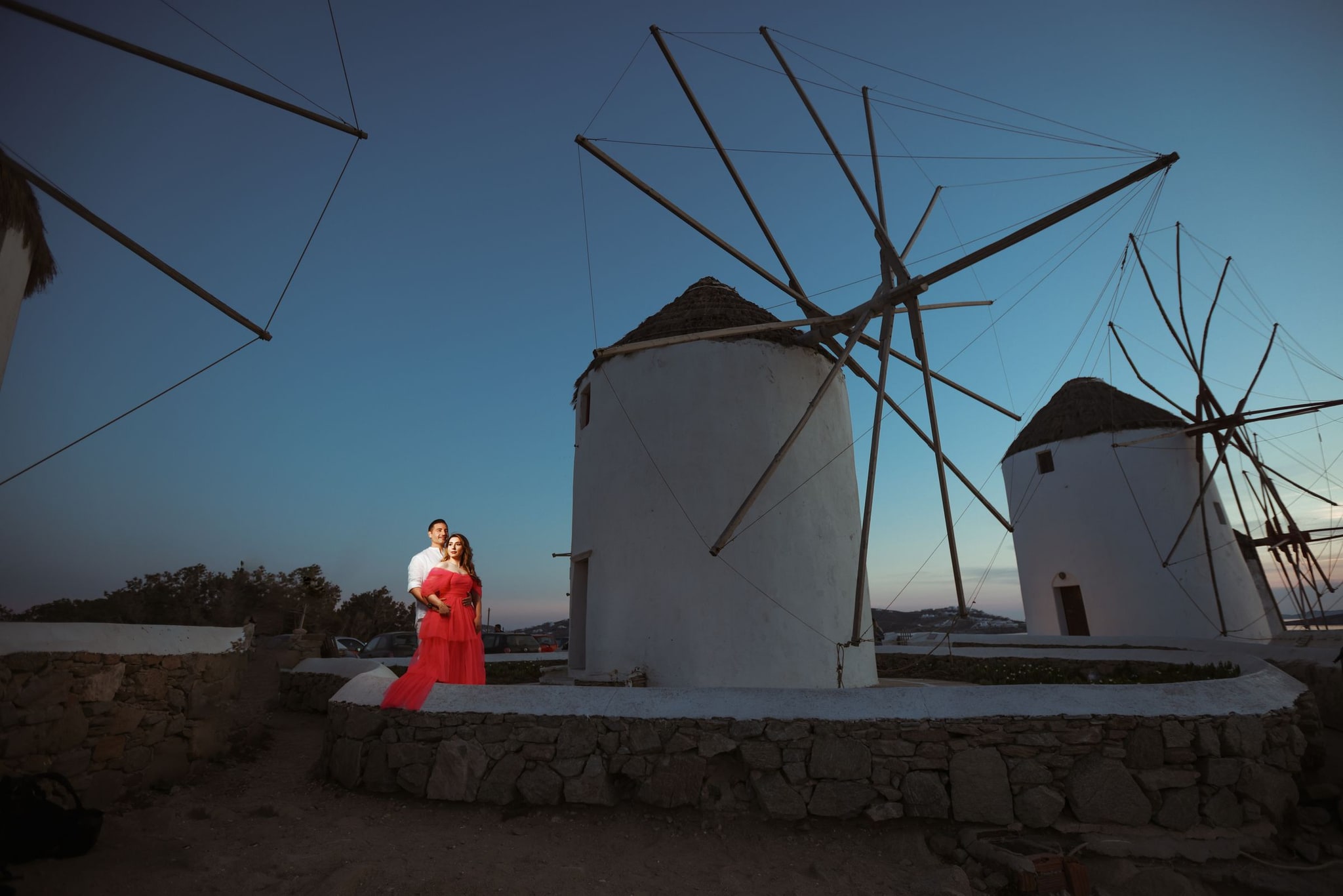 Mani & Mojgan at Santorini,Greece