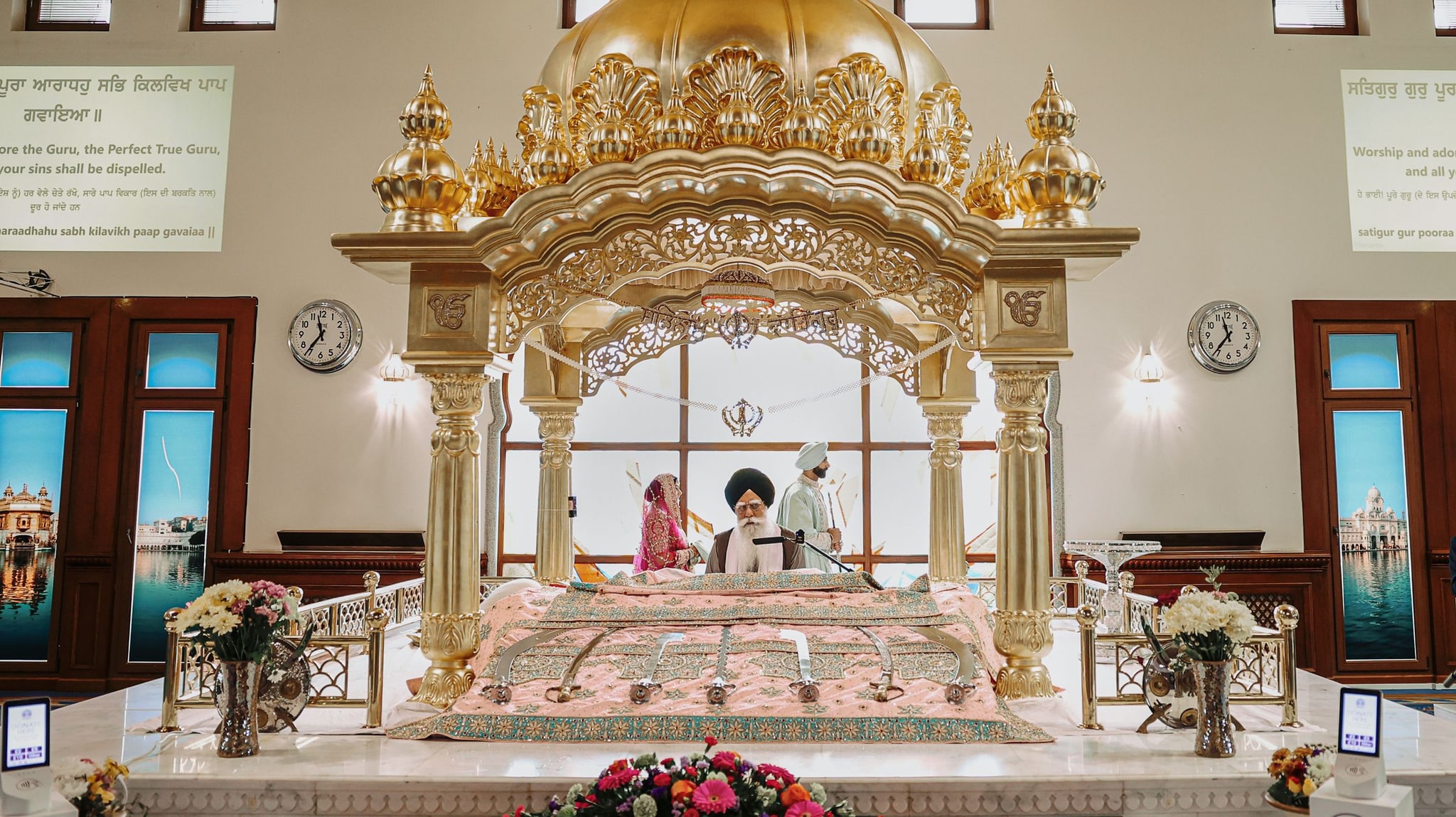Dilpreet and Manveer, Sikh at Sri Guru Nanak Darbar Gurdwara