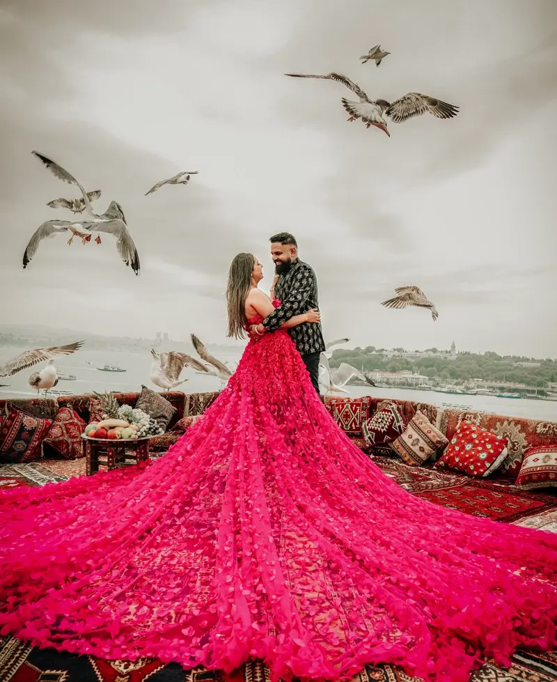 Pre-wedding shoot by Memory Filming London