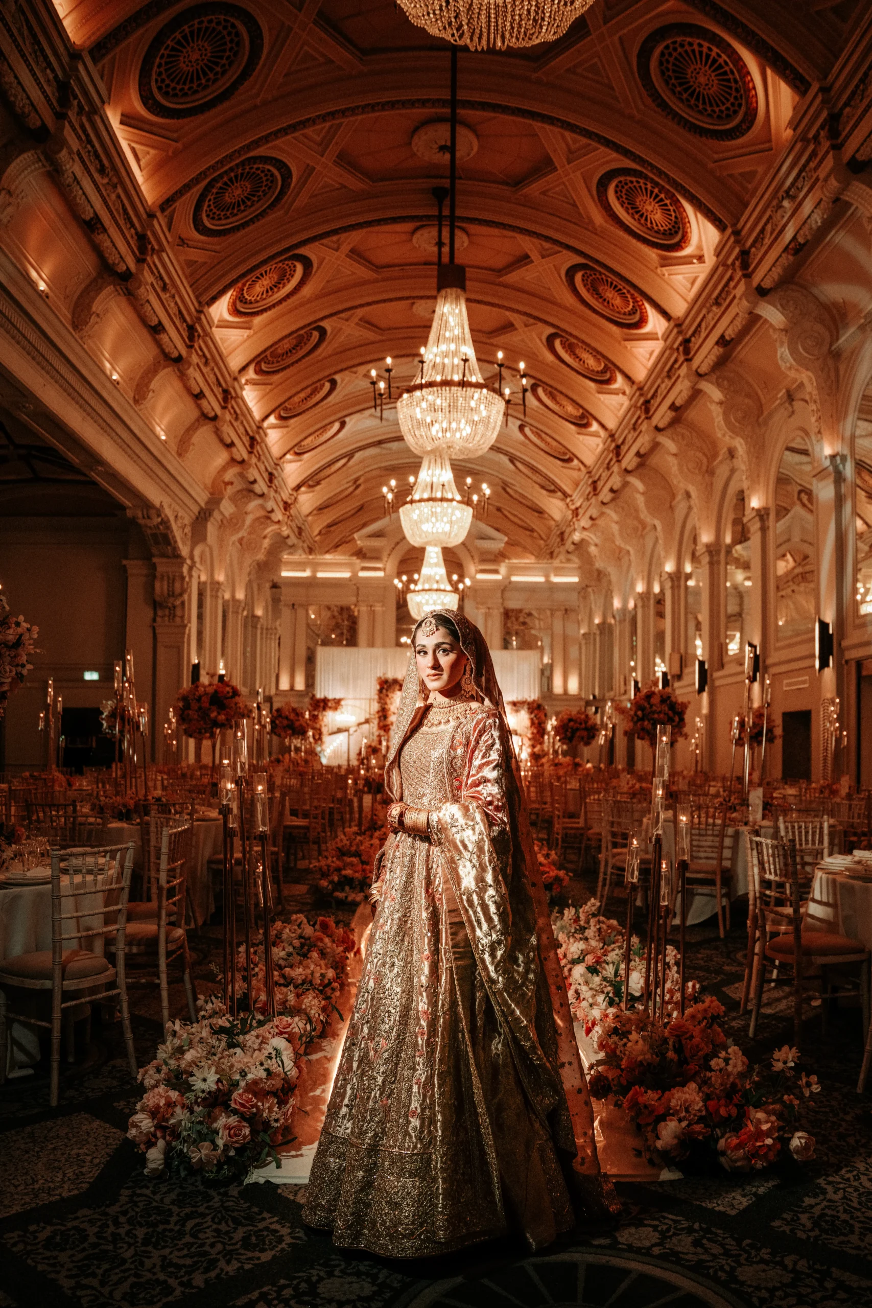 Dark Venue Images captured by london and asian wedding photographer